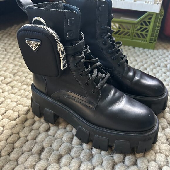 Prada Shoes - Prada lug sole combat boots